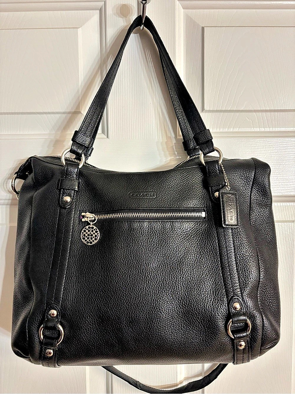 Coach Alexandra Convertible Hobo/Shoulder Bag in Black